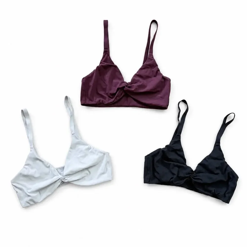 Gymshark Elevate Twist Front Bralette Lot of 3 Women’s Size XS-Small